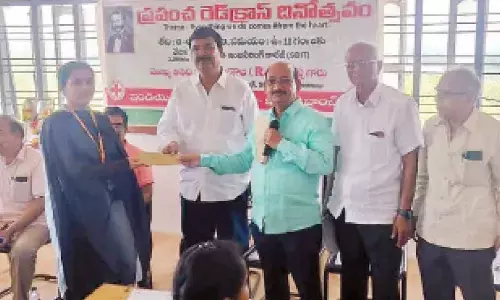 Khammam: Swarna Bharathi Institute of Science & Technology celebrates World Red Cross Day