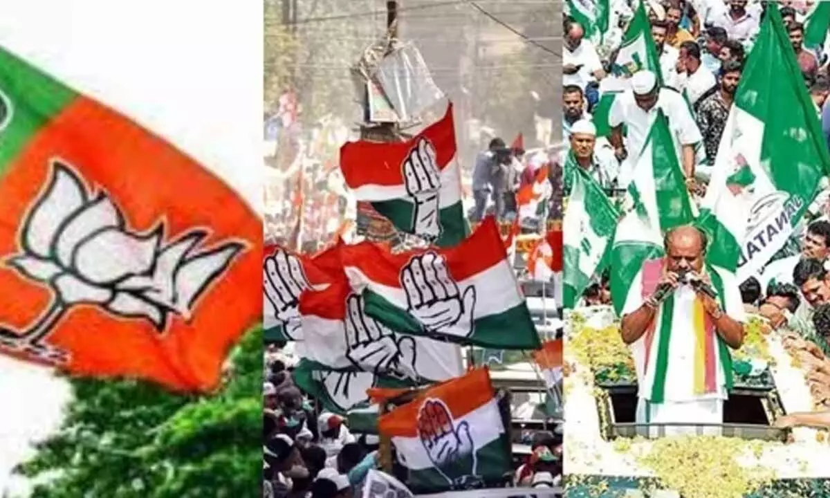 Karnataka is set for a big fight between the BJP, Congress and the JD(S) parties today