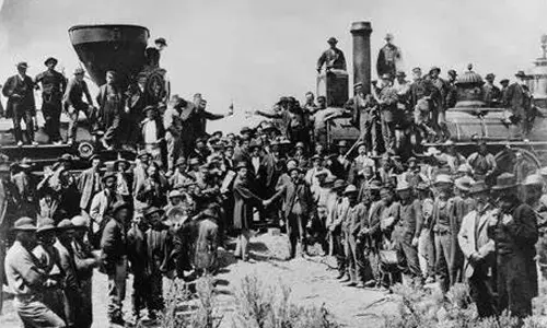 First transcontinental railroad