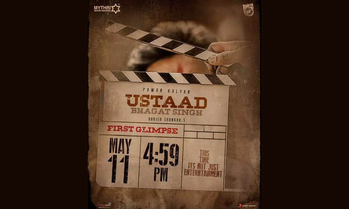 The First Glimpse Of Pawan Kalyan’s Ustaad Bhagat Singh Will Be Out On This Date