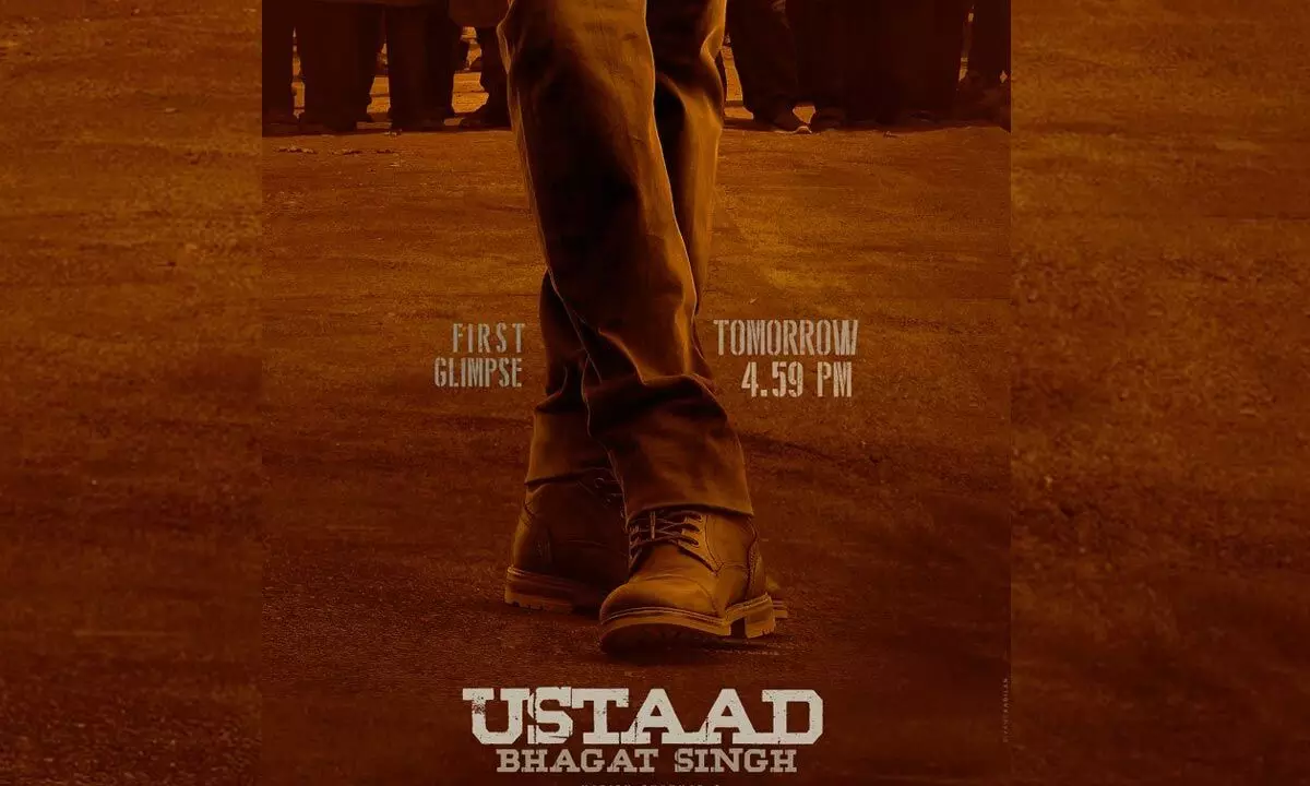 The Promo Of The First Glimpse Poster Is Out From Pawan Kalyan’s ‘Ustaad Bhagat Singh’