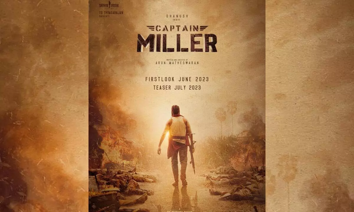 Kollywood’s ace actor Dhanush’s Captain Miller Movie