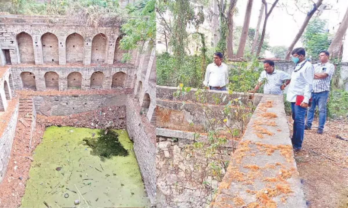 Hyderabad: 30-yr-old stepwell in Falaknuma bus depot to restore its glory