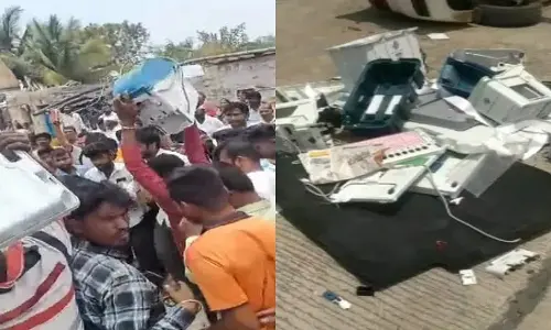 Karnataka Elections 2023: Villagers of Vijayapur broke the voting machines