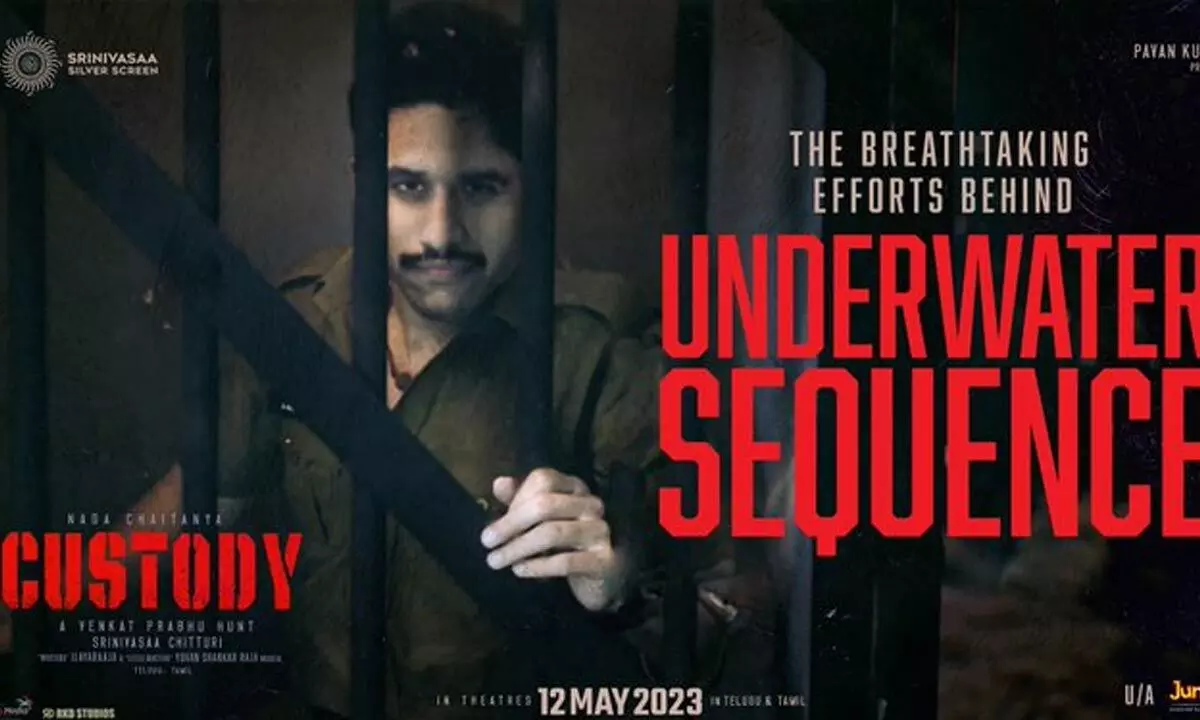 The Making Of The Under Water Sequence From Naga Chaitanya And Krithi Shetty’s ‘Custody’ Is Unveiled Ahead Of The Release