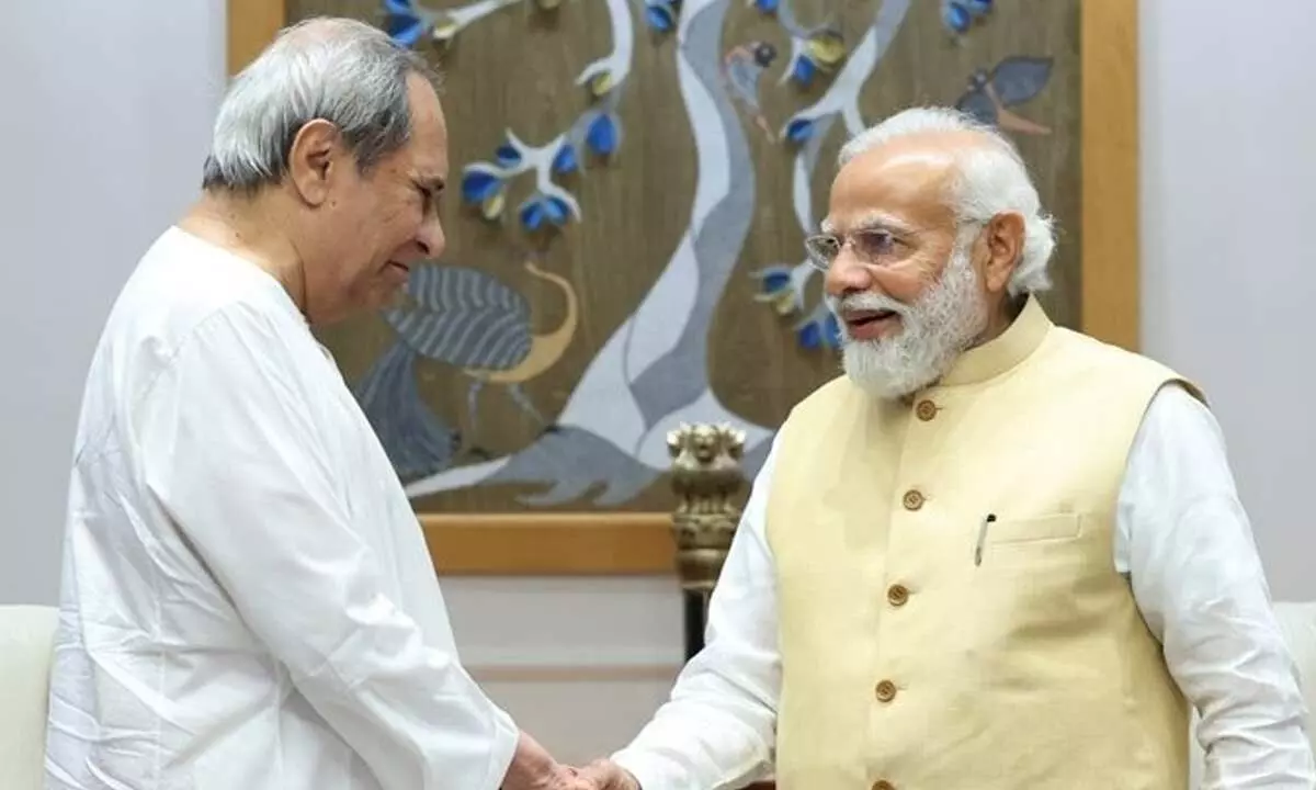 Odisha Chief Minister Naveen Patnaik on Thursday met Prime Minister Narendra Modi