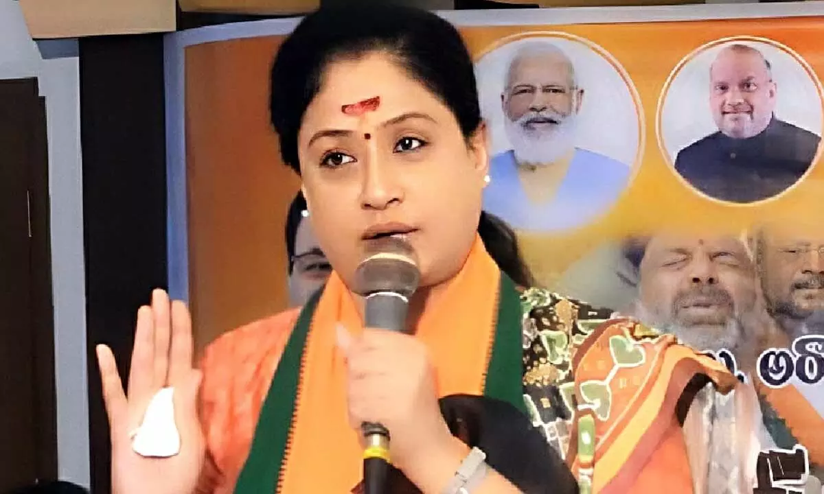 Senior BJP leader Vijaya Shanti