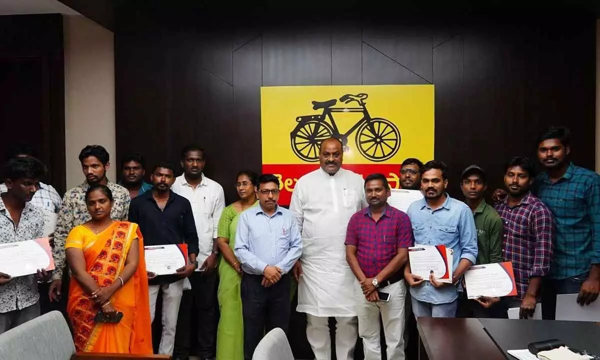 Vijayawada: Telugu Desam Party helps 10 students get placements