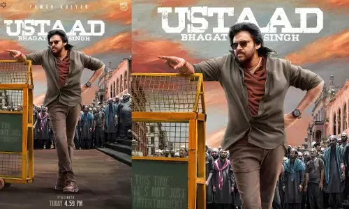 Pawan Kalyan-Harish Shankar’s Ustaad Bhagat Singh massive first glimpse launched amidst huge fanfare in Sandhya theatre, Hyderabad