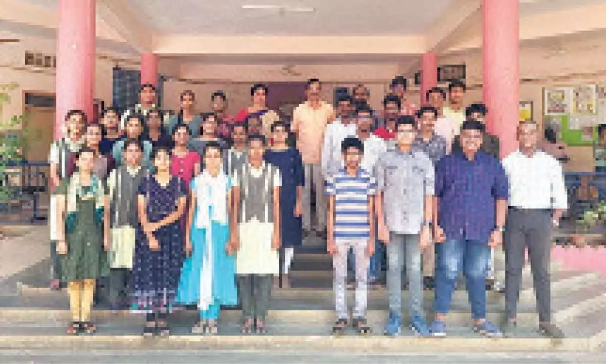 Khammam: Harvest excels in Class 12 results