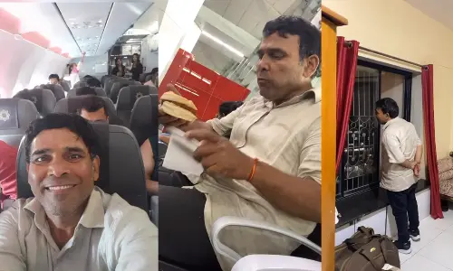 A Son Taking His Father On His First Ever Flight