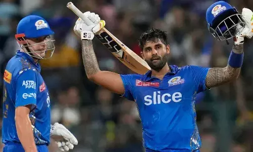 Suryakumar Yadav scores maiden IPL century Suryakumar Yadav scores maiden IPL century