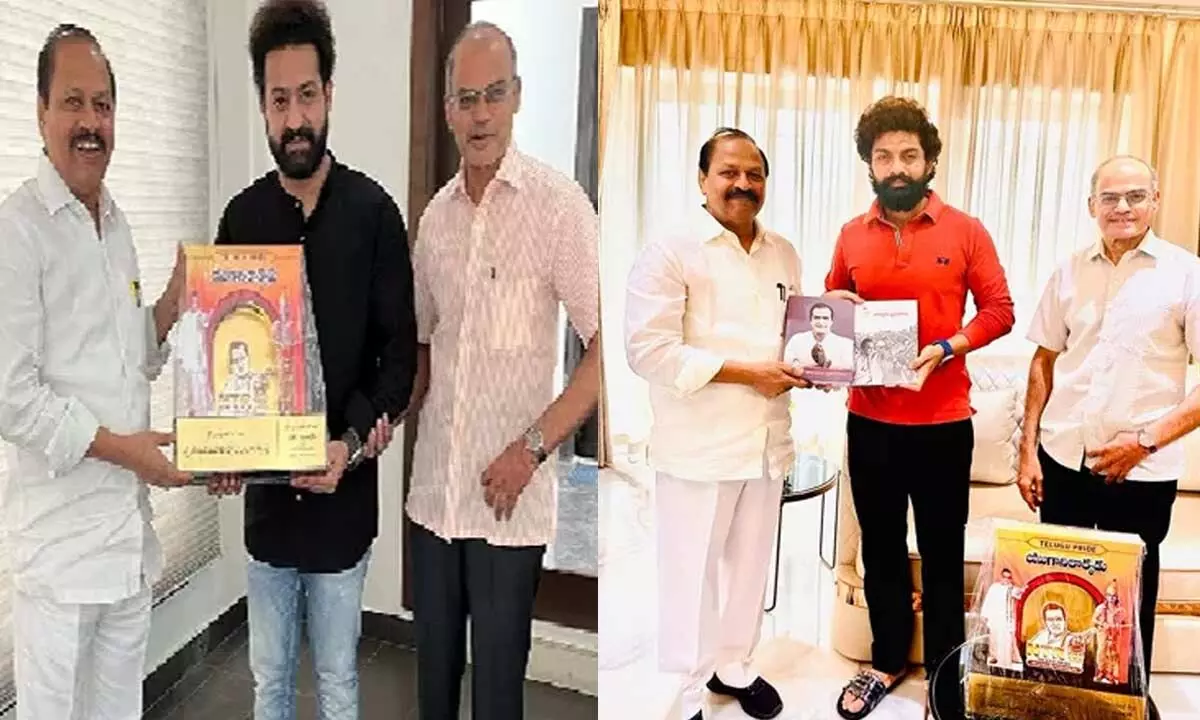 TDP leaders invited the Nandamuri family including Jr NTR and Kalyan Ram to the NTR centenary celebrations