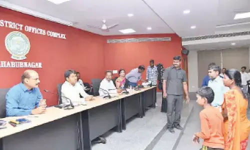 Mahbubnagar: District collector G Ravi Nayak said Poor boy assured help for surgery