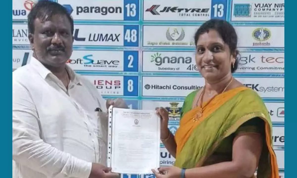 Vijayawada: Neeraja Padma gets Ph D from  Acharya Nagarjuna University
