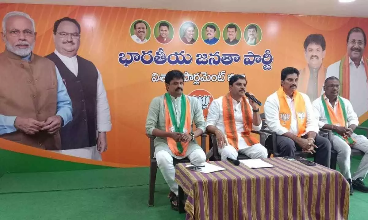 Visakhapatnam: BJP targeting more MP seats in Telugu states says BJP leader Vishnu Vardhan Reddy