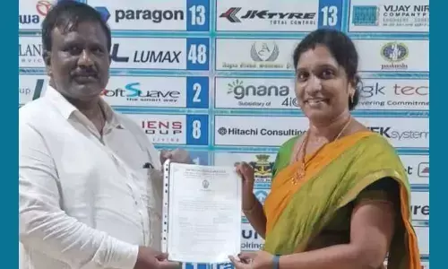 Vijayawada: Neeraja Padma gets Ph D from  Acharya Nagarjuna University