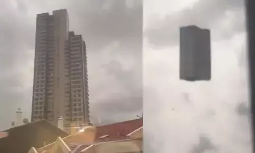 Sofa Flying In The Air