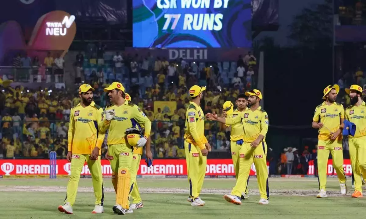 CSK 2nd team to qualify for playoffs