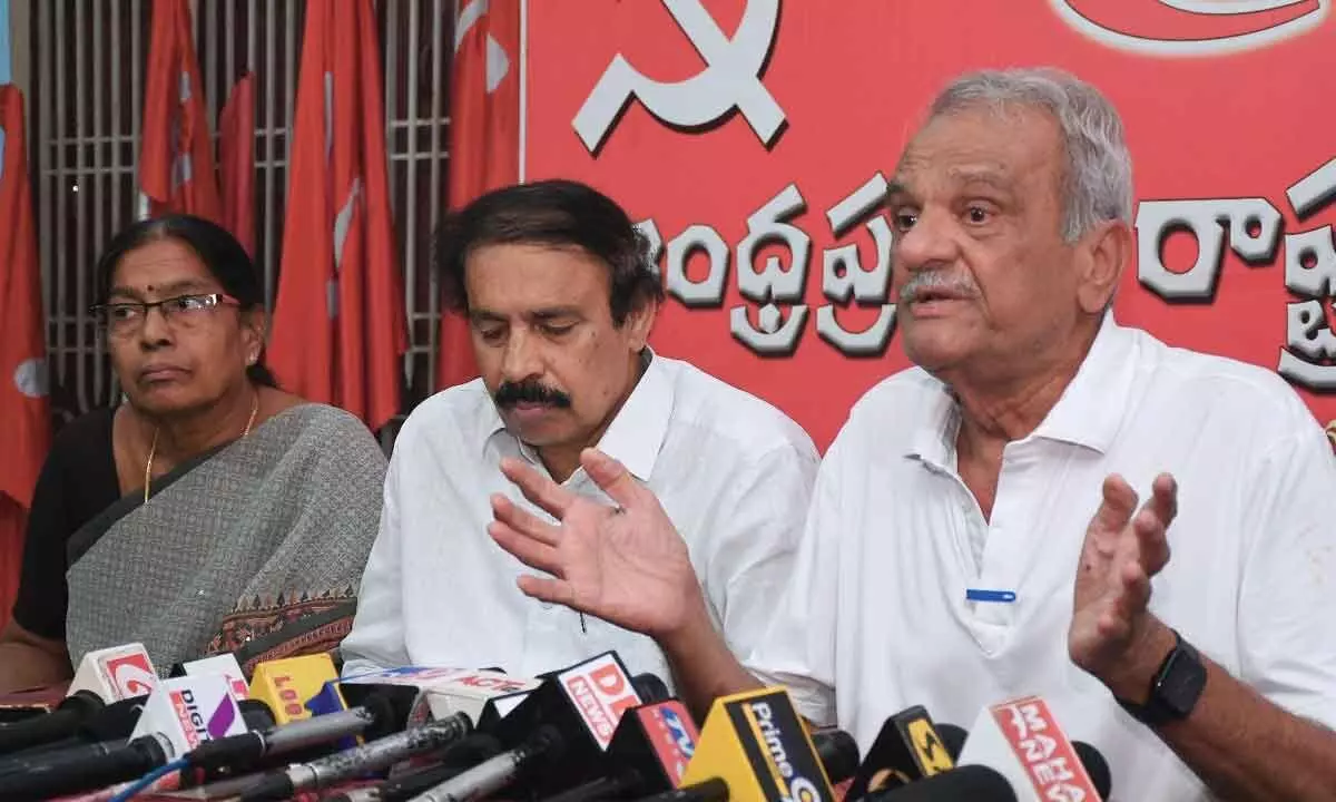 Vijayawada: Industries fleeing state, alleges Narayana