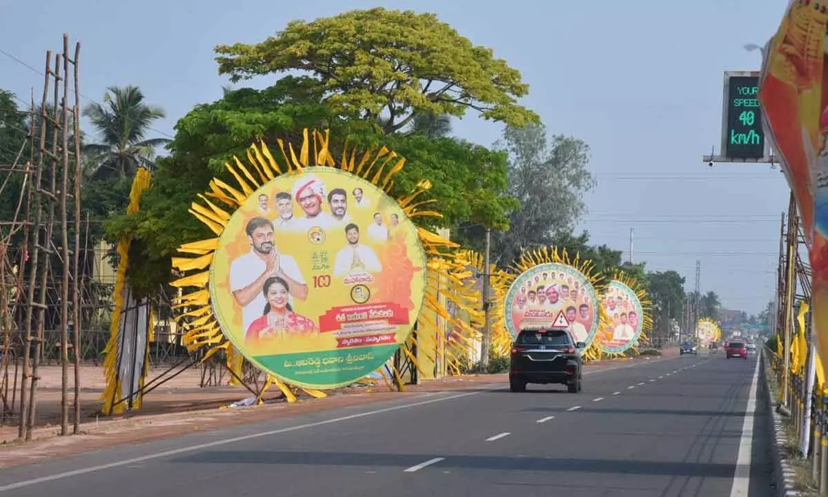 TDP cut-outs along the roads