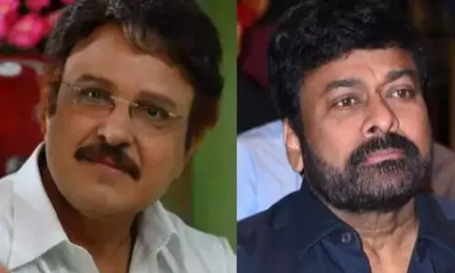 Chiranjeevis Heartfelt Tears at the Hospital for Sarath Babu