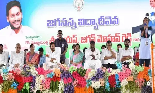 YS Jagan disburses Jagananna Vidya Deevena funds, hopes students would reach greater heights