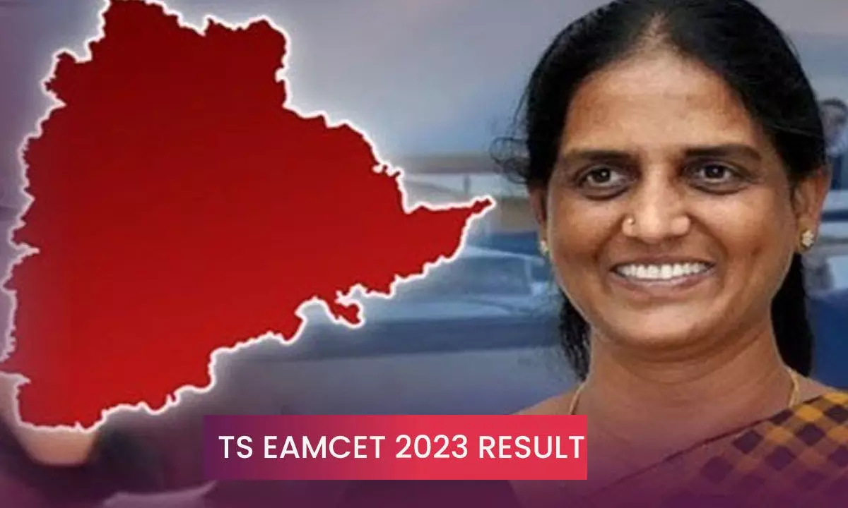 TS EAMCET results 2023: Minister Sabitha Indra Reddy announces results