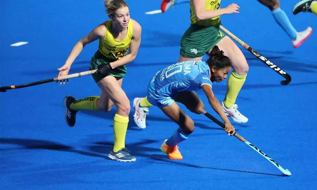 Indian womens hockey team loses 2-3 to Australia A
