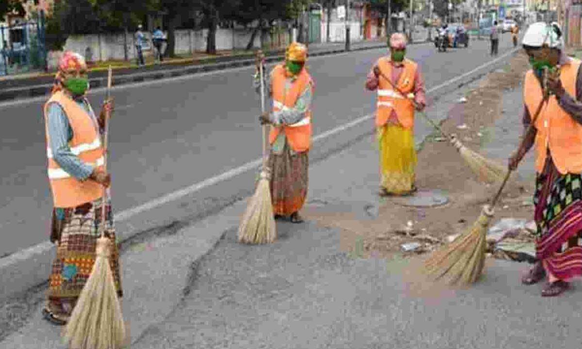 Hyderabad KCR heaps praises on sanitation workers across State