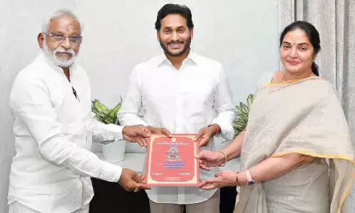 Vijayawada: CM YS Jagan Mohan Reddy invited for Maha Samprokshana of TTD temple at Jammu