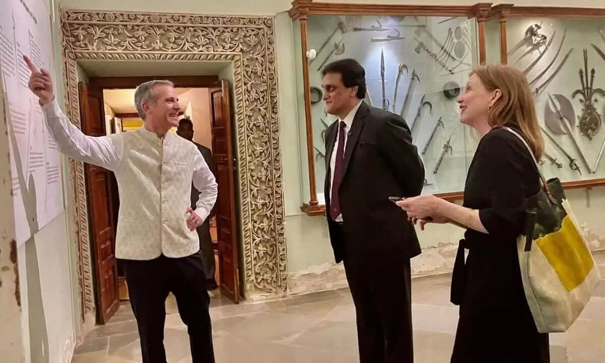 US Ambassador to India visits Chowmahalla Palace of Old City