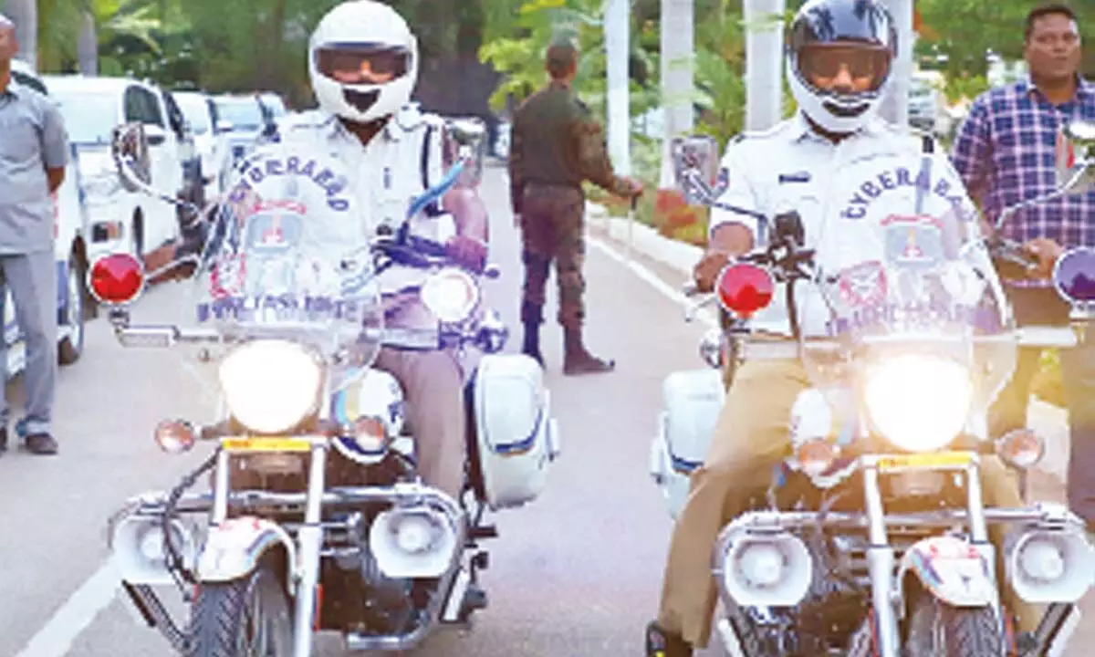Cyberabad police launch 2 Traffic Task Force vehicles