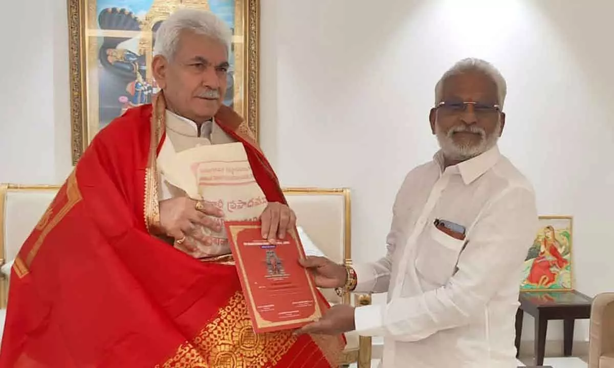 Tirupati: Jammu and Kashmir  Lt Governor, Union Minister invited for Lord’s temple maha fete