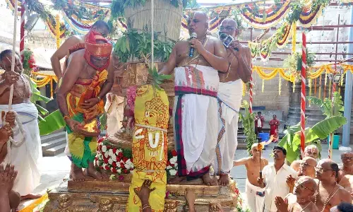 Tirupati: Dwajarohanam held amidst gaiety, religious fervour