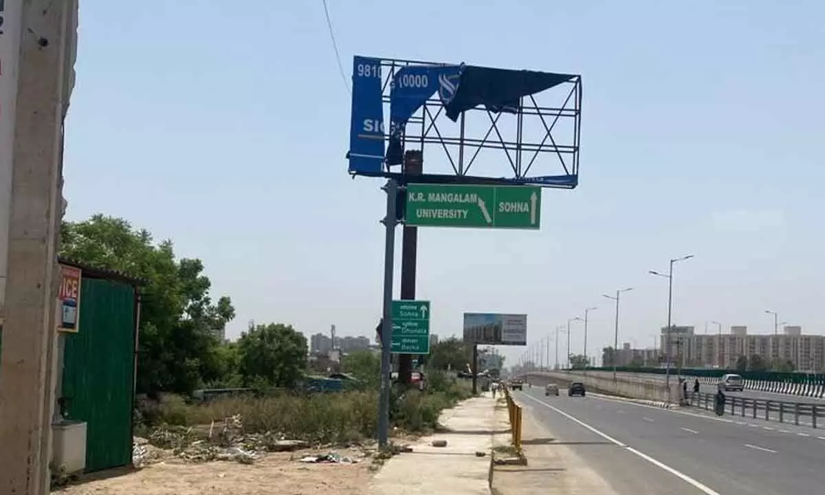 Illegal hoardings on NH-248 to be cleared soon