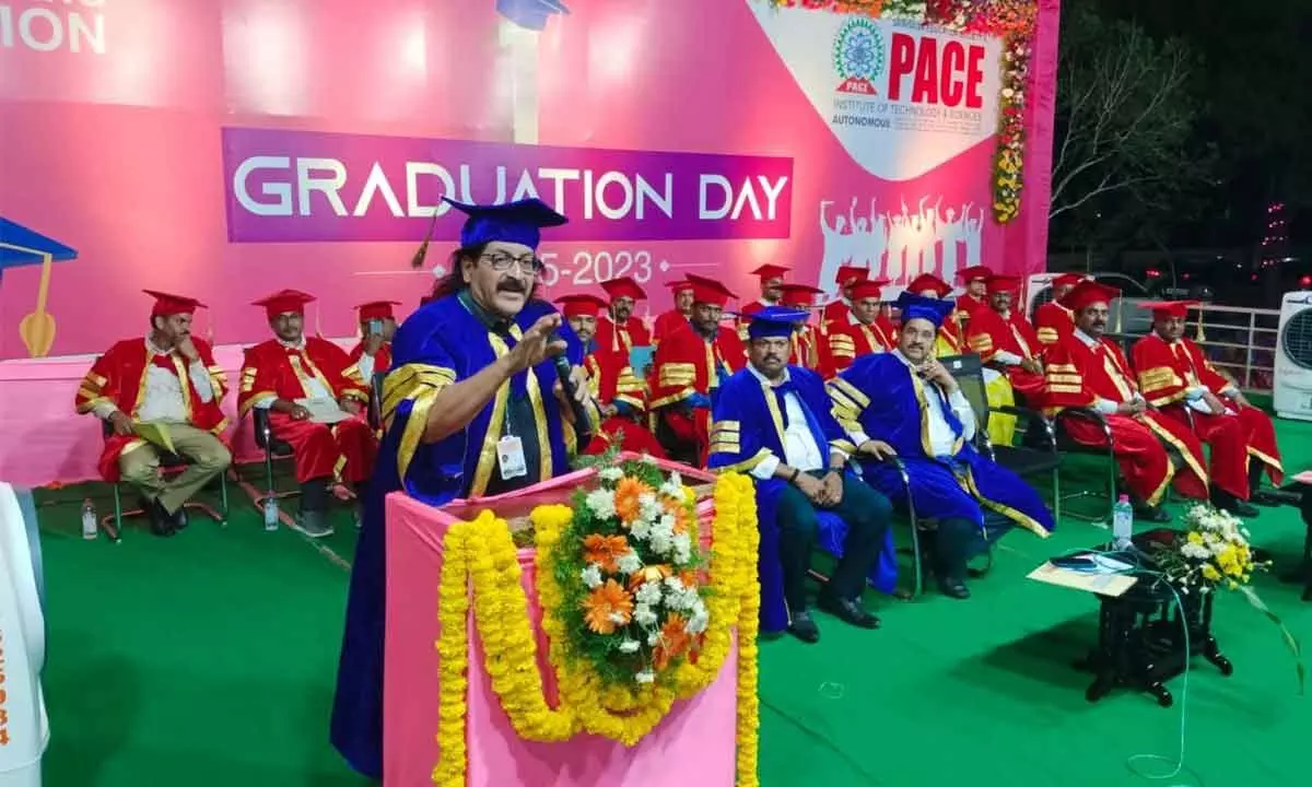 Ongole: Graduation Day fete held at PACE Institute of Technology and Sciences