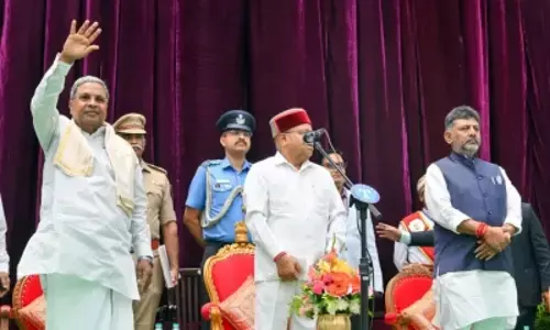 24 ministers take oath in Karnataka, CM Siddaramaiah says allotment of portfolios in 24 hours