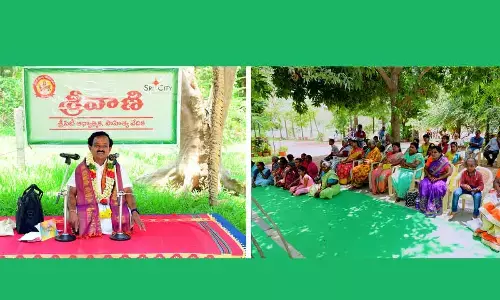 Gajendra Moksham Katha pravachanam discourse held in Sri City
