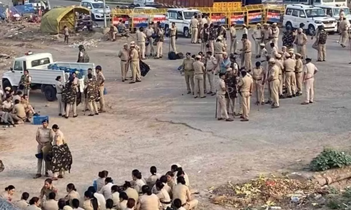 Delhi Police On Alert After Farmer Leaders Detained