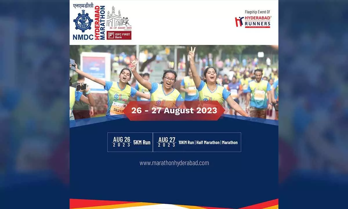 The 12th edition of the Hyderabad Marathon August 27th this year