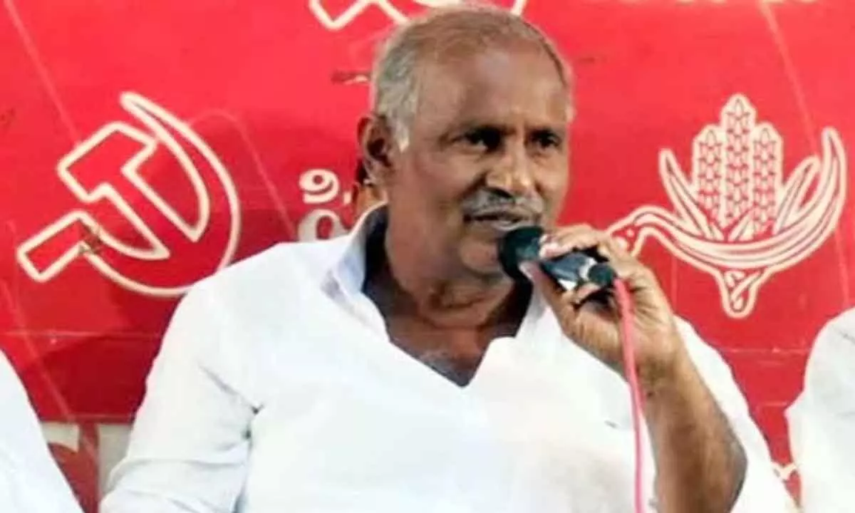 CPI state secretary Kunamneni Sambasiva Rao