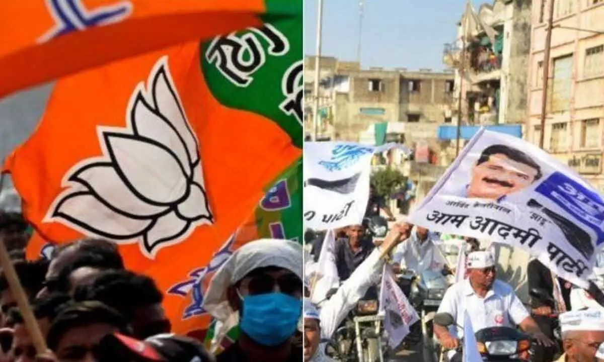New Delhi: Aam Aadmi Party dubs BJP’s 9-year rule as dark era of failure