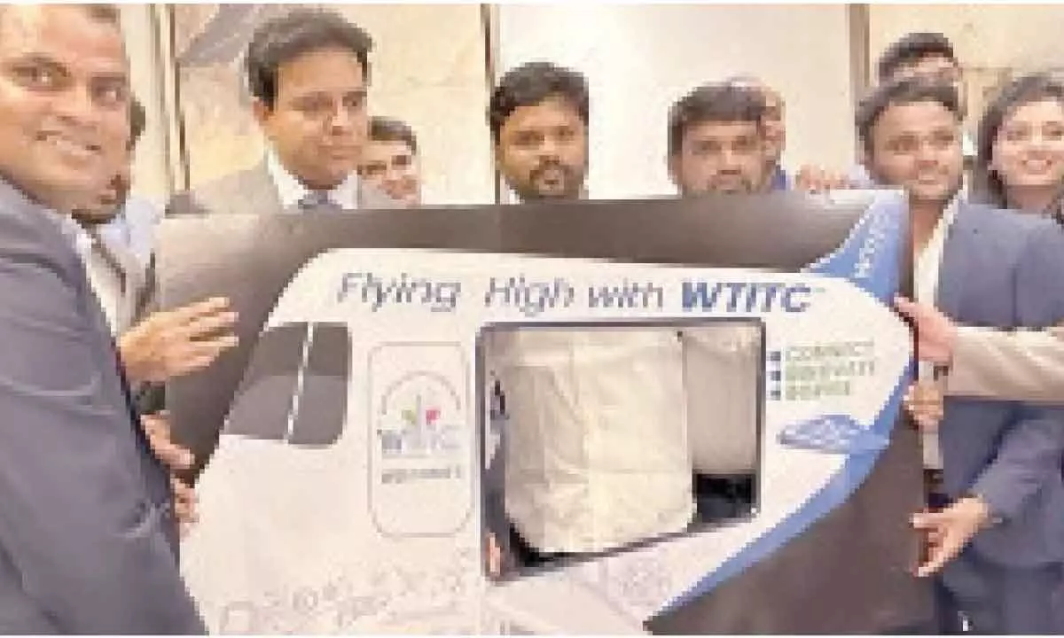 Hyderabad: World Telugu Information Technology Conference Sky Soarer arrives in Canada