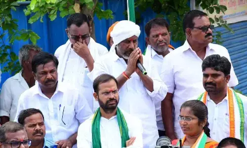 Mahbubnagar: Congress leader Bhatti Vikramarka said flays BRS government over delayed paddy procurement