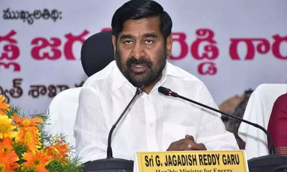 Energy Minister Jagadish Reddy