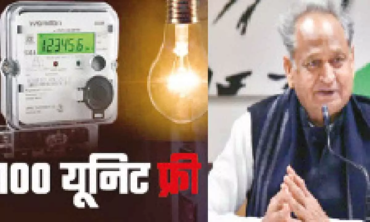 Zero bill for 100 units of electricity in Raj: Gehlot