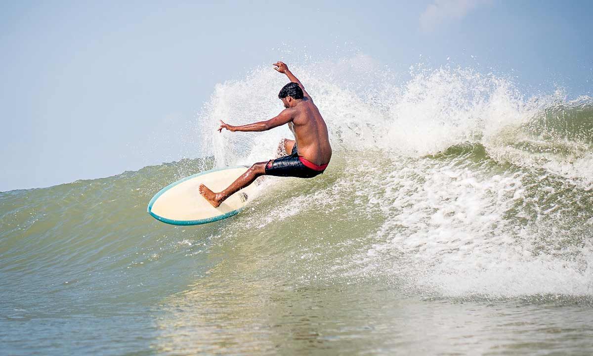 Top surfers in action as 4th edition of Indian Open Surfing begins