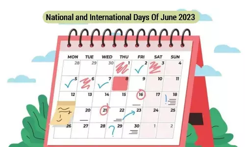 National and International Days Of June 2023