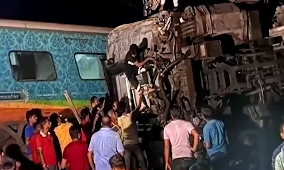 Major train accident in Odisha
